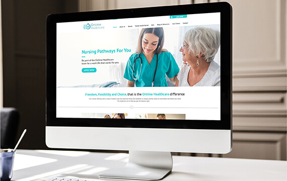Ontime-Healthcare website